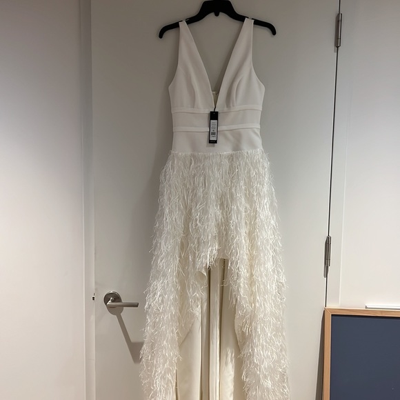 BCBG White Gown - Picture 2 of 12